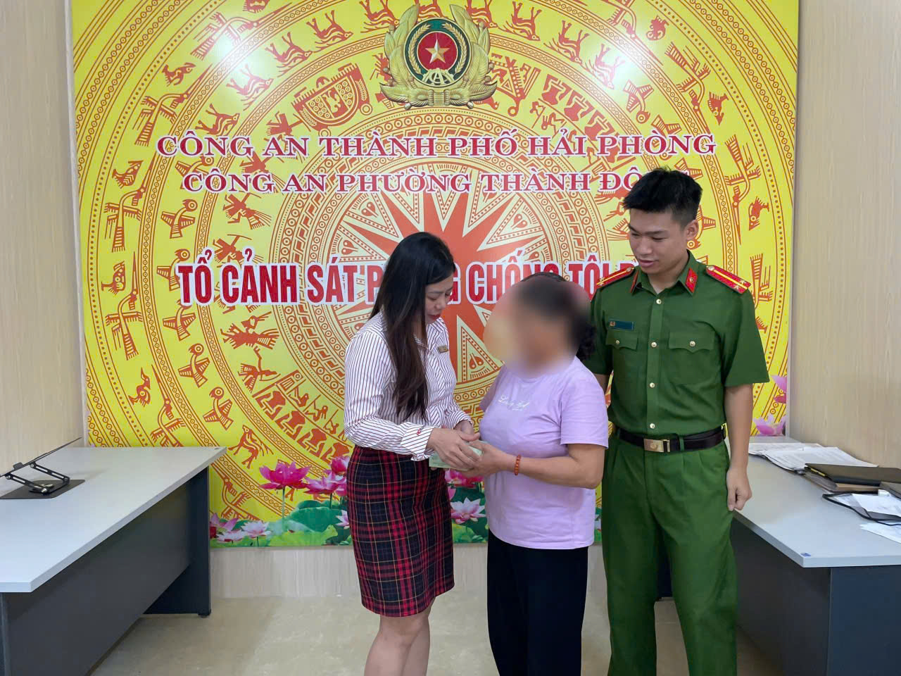 Công an phường Thành Đông kịp thời ngăn chặn vụ lừa đảo chiếm đoạt 250 triệu đồng